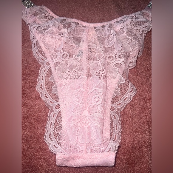 Victoria’s Secret VERY SEXY Bombshell Shine Chain Strap Brazilian Panty XLARGE - Picture 6 of 8